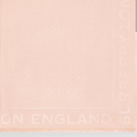 (Sold)Burberry Wool and silk Square scarf - Picture 7 of 13